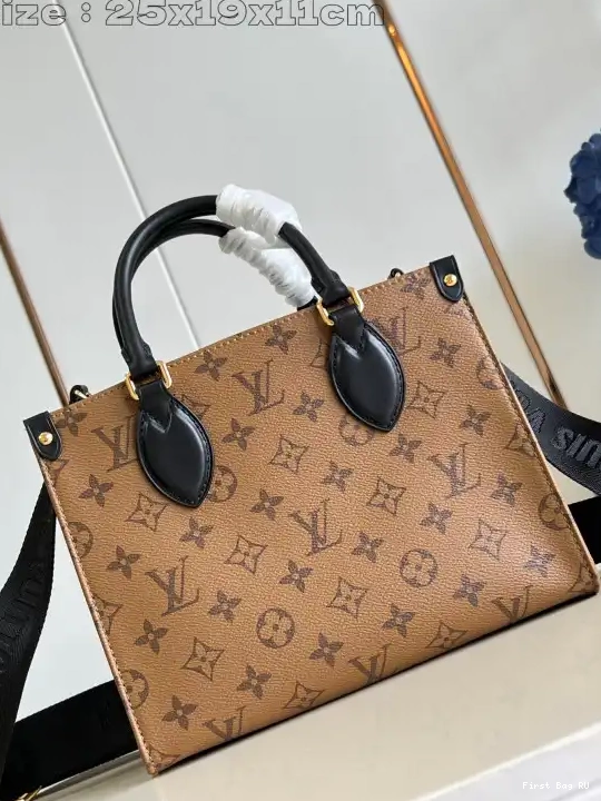 First bags ru reviews PM-25*19*11.5cm VUITTON ONTHEGO LOUIS 0630